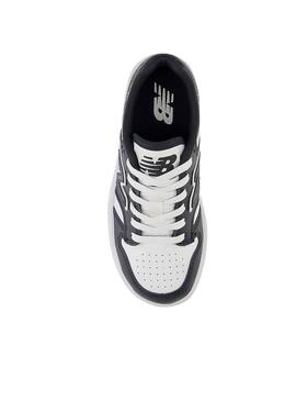 Chaussures New Balance B480 blanc et noir enfants