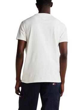 T-shirt Tommy Jeans Entry Graphic beige pour homme
