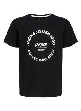T-shirt Jack and Jones Simon noir pour enfant