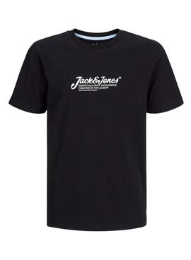 T-shirt Jack and Jones Beau noir pour enfant