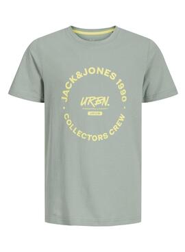T-shirt Jack and Jones Simon vert