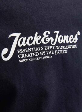 T-shirt Jack and Jones Beau marine pour enfant