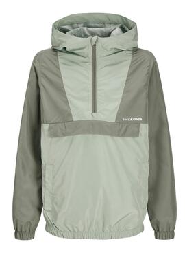 Coupe-vent Jack and Jones Packable vert pour enfant