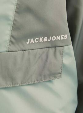 Coupe-vent Jack and Jones Packable vert pour enfant