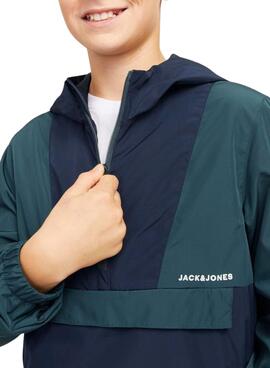 Coupe-vent Jack and Jones Packable marine enfant