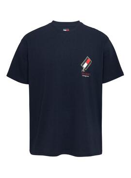 T-shirt Tommy Jeans Novelty marine pour homme