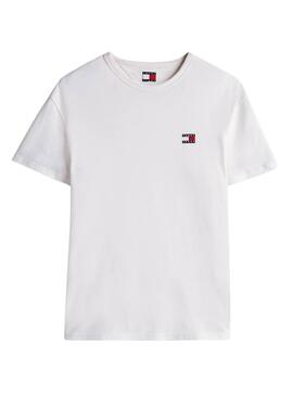 T-shirt Tommy Jeans Badge beige pour homme