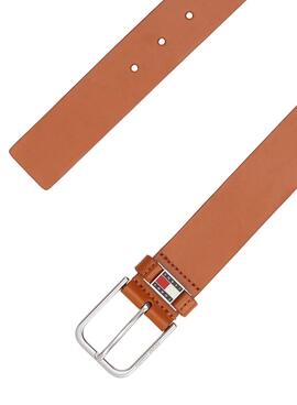 Ceinture Tommy Jeans Scanton marron pour homme