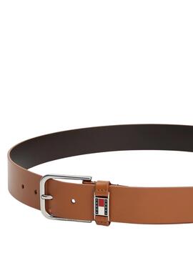 Ceinture Tommy Jeans Scanton marron pour homme
