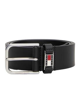 Ceinture Tommy Jeans Scanton noire pour homme