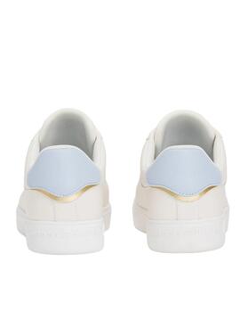 Chaussures Tommy Hilfiger Essential Court blanches pour femme