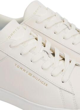 Chaussures Tommy Hilfiger Essential Court blanches pour femme
