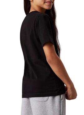 T-shirt Calvin Klein Jeans Monologue noir pour enfants