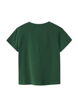 T-shirt Name It Brett verte pour garçon