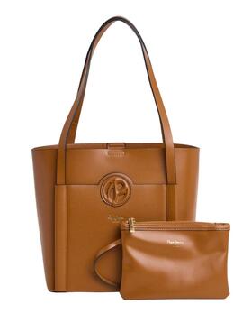 Sac Pepe Jeans Colbie Limited marron pour femme
