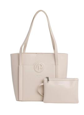 Sac Pepe Jeans Colbie Limited beige pour femme