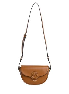 Sac Pepe Jeans Crisha Limited marron pour femme.
