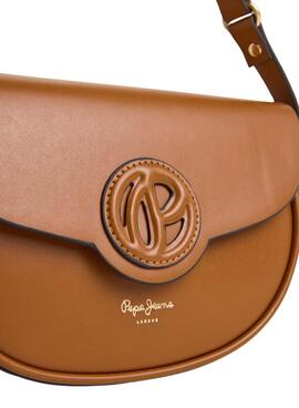 Sac Pepe Jeans Crisha Limited marron pour femme.