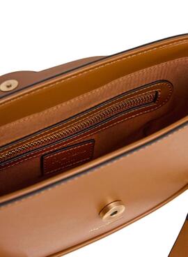 Sac Pepe Jeans Crisha Limited marron pour femme.