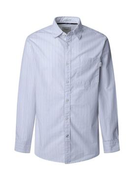 Chemise Pepe Jeans Adison blanche pour homme