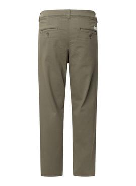 Pantalon Pepe Jeans Gymdigo vert pour homme.