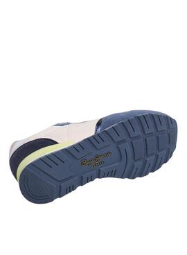 Chaussures Pepe Jeans Brit Camp bleues pour femme