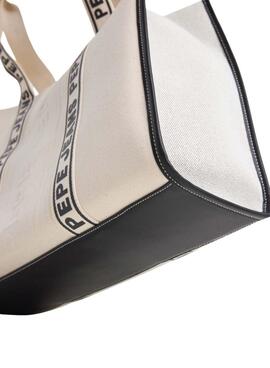 Sac Pepe Jeans Zenda Merit beige pour femme