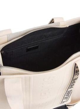 Sac Pepe Jeans Zenda Merit beige pour femme