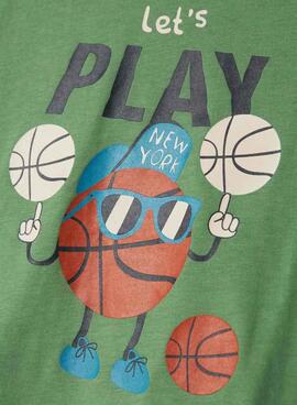 T-shirt Name It Bennibo vert pour garçon
