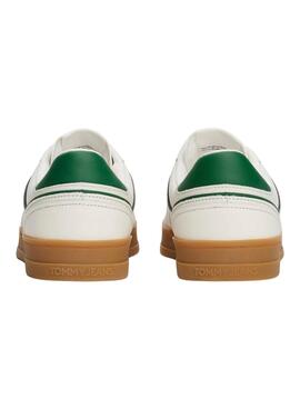 Chaussures Tommy Jeans The Greenwich en cuir blanc pour homme