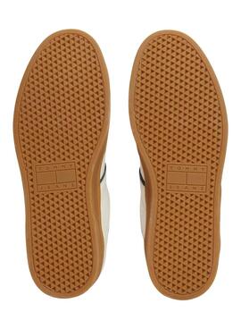 Chaussures Tommy Jeans The Greenwich en cuir blanc pour homme