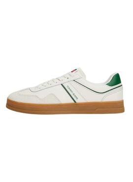 Chaussures Tommy Jeans The Greenwich en cuir blanc pour homme