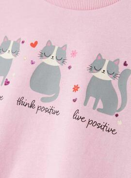 T-shirt Name It Betria rose pour fille