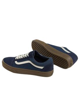 Chaussures Vans Old Skool marine pour homme.