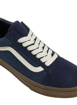 Chaussures Vans Old Skool marine pour homme.
