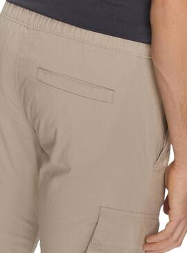 Pantalon Calvin Klein Cargo beige pour homme