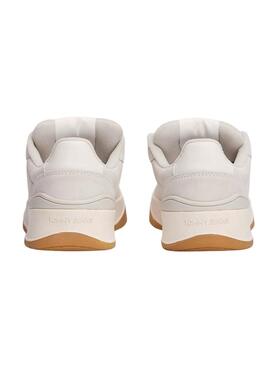 Sneakers Tommy Jeans Skate gris pour femme.