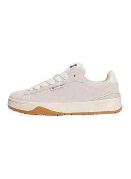 Sneakers Tommy Jeans Skate gris pour femme.