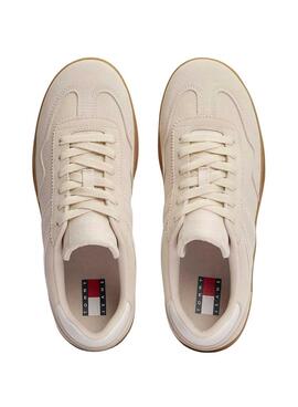 Sneakers Tommy Jeans Greenwich beige pour femme
