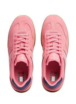 Sneakers Tommy Jeans Greenwich rose pour femme