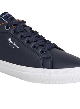 Chaussures Pepe Jeans Kenton Court bleu pour homme