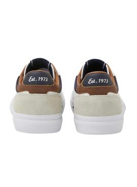 Chaussures Pepe Jeans Kenton Court blanches pour homme