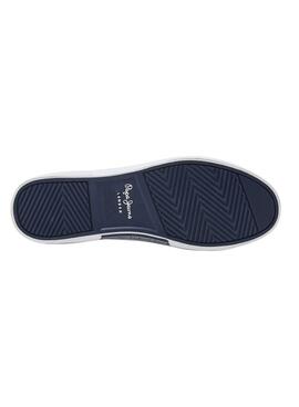 Chaussures Pepe Jeans Kenton Court blanches pour homme
