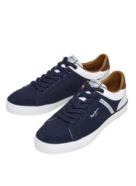 Chaussures Pepe Jeans Kenton bleu marine pour hommes