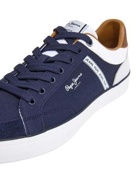 Chaussures Pepe Jeans Kenton bleu marine pour hommes