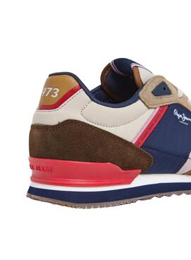 Chaussures Pepe Jeans London Life marron pour homme