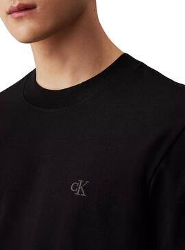 T-shirt Calvin Klein Heavy noir pour homme