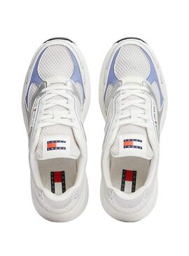 Chaussures Tommy Jeans The Coney blanches pour femme