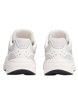 Chaussures Tommy Jeans The Coney blanches pour femme