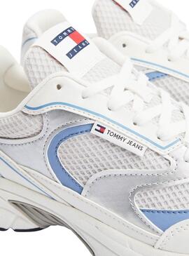 Chaussures Tommy Jeans The Coney blanches pour femme